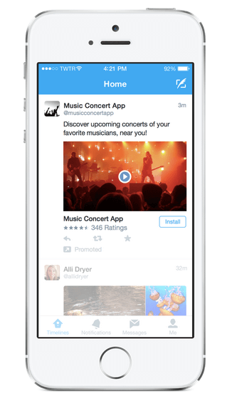 Twitter Video App Card