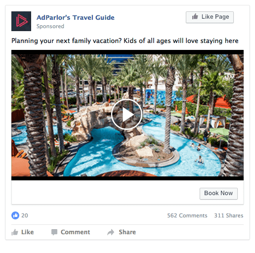 Travel Guide - Facebook Video - Water Park Resort