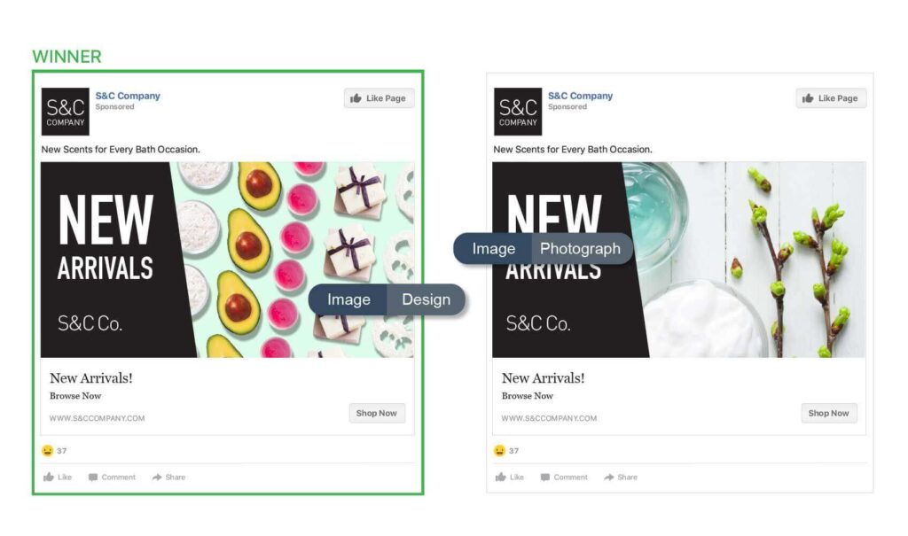 Creative with Design vs. Studio Photography