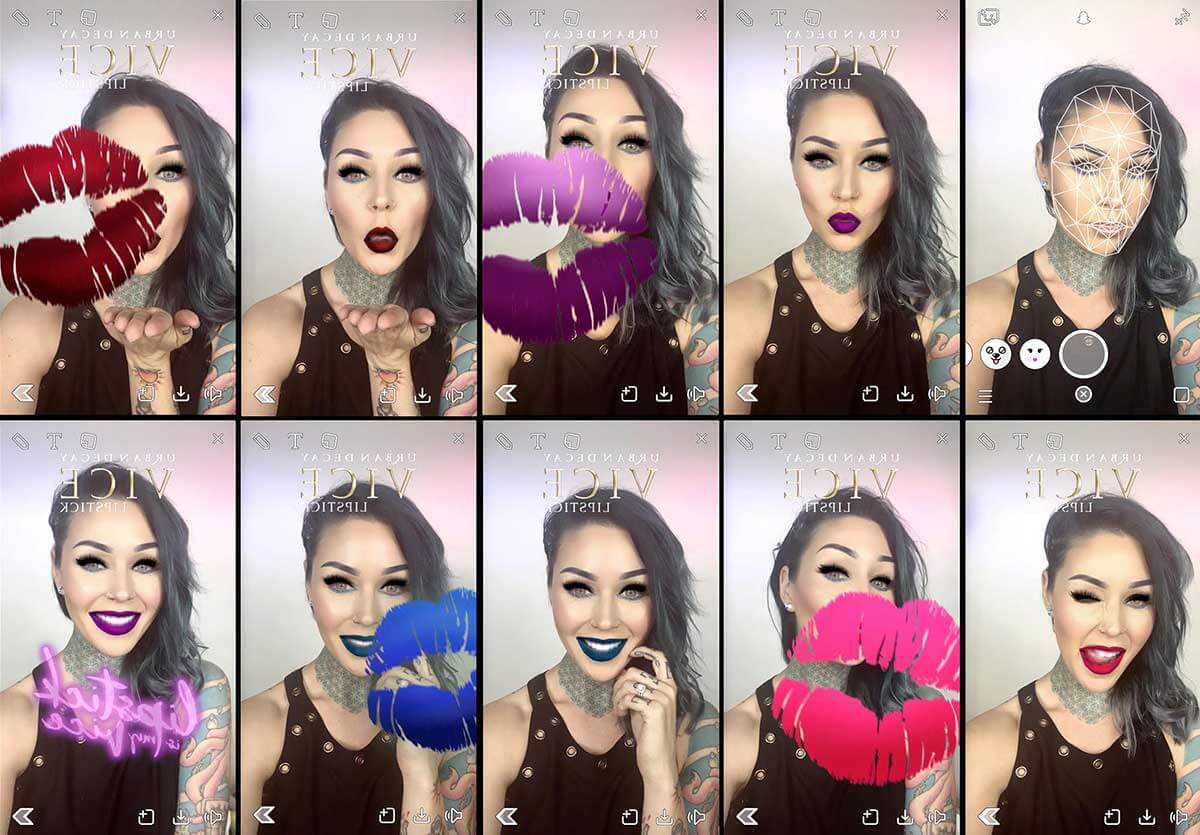 Urban Decay Snapchat filter