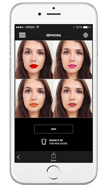 Virtual artist shade comparison