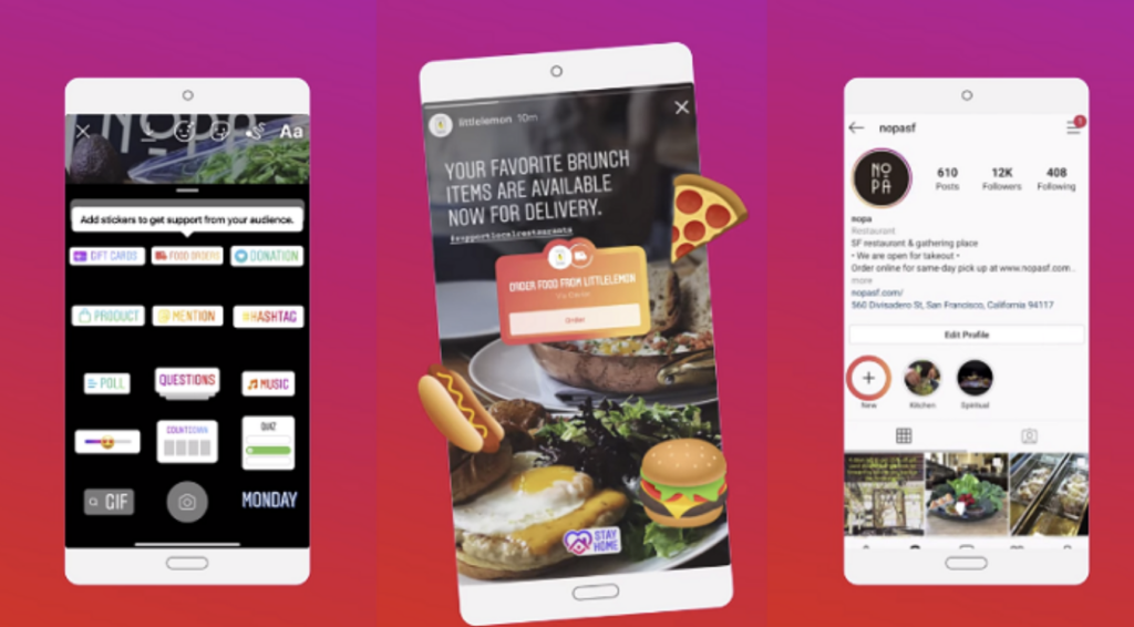 Instagram tips on social media during COVID-19
