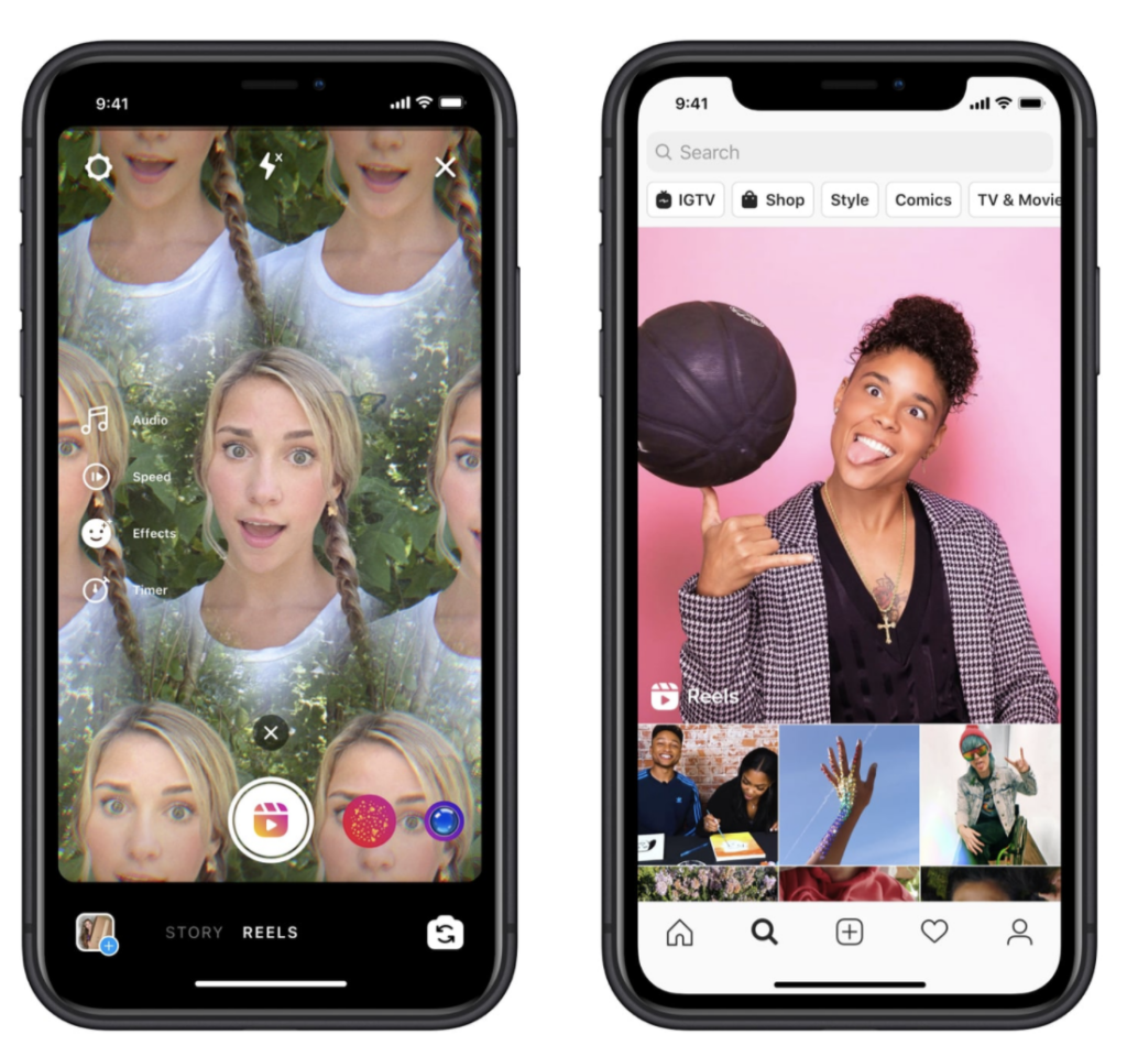 Social media updates - Instagram Reels